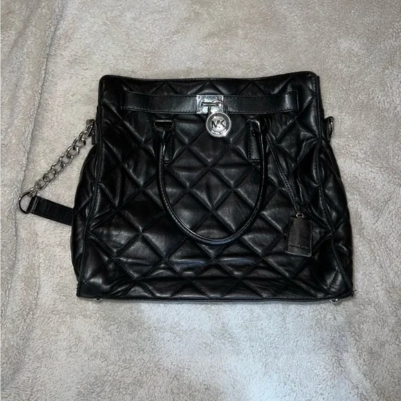 Michael Kors Large Hamilton Quilted Tote - Picture 7 of 10